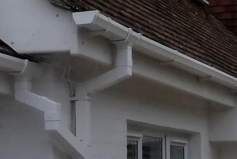 Image Of Ranwater System Installed By Newbury Roofing.